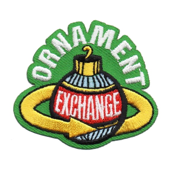 12 pieces 2" Custom Activity Scouts Applique Fun Patches - Ornament Exchange Patch