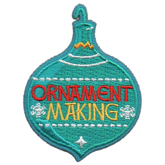 12 pieces 2" Custom Activity Scouts Applique Fun Patches - Ornament Making Patch