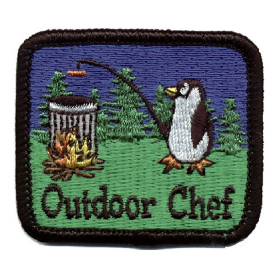 12 pieces 2" Custom Activity Scouts Applique Fun Patches - Outdoor Chef Patch