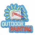 thumbnail image 1 of 12 pieces 2" Custom Activity Scouts Applique Fun Patches - Outdoor Painting, 1 of 1