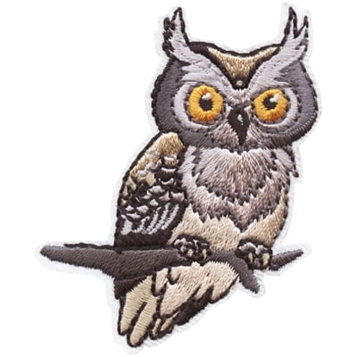 12 pieces 2" Custom Activity Scouts Applique Fun Patches - Owl Patch