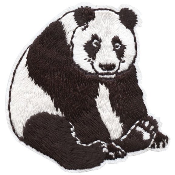 12 pieces 2" Custom Activity Scouts Applique Fun Patches - Panda Bear Patch
