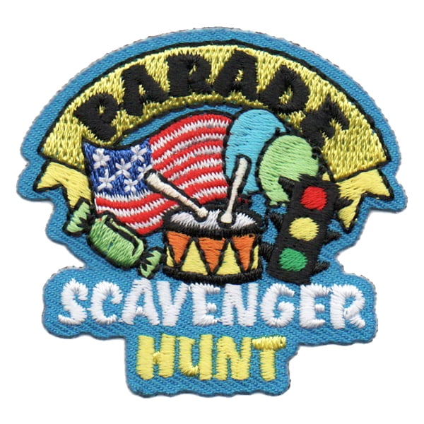 12 pieces 2" Custom Activity Scouts Applique Fun Patches - Parade Scavenger Hunt Patch