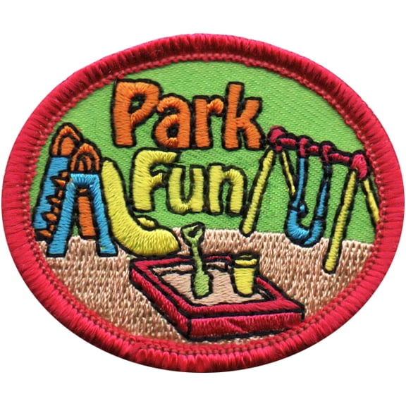 12 pieces 2" Custom Activity Scouts Applique Fun Patches - Park Fun Patch
