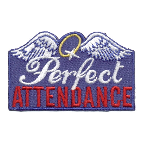 12 pieces 2" Custom Activity Scouts Applique Fun Patches - Perfect Attendance Patch 3