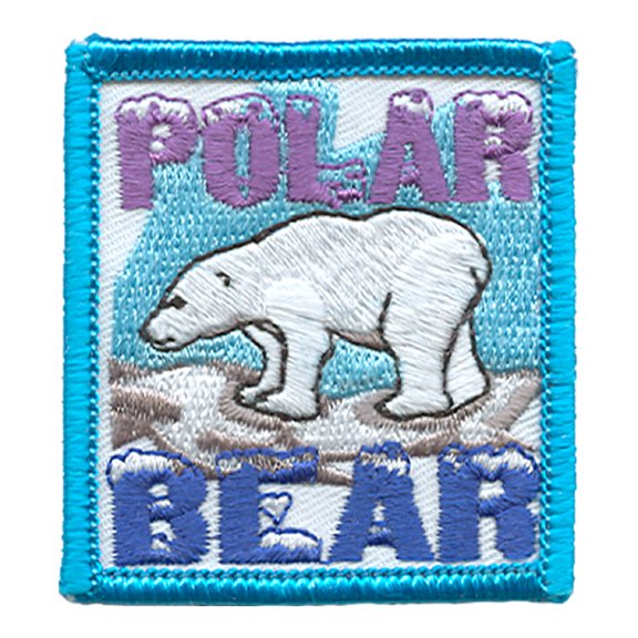 12 pieces 2" Custom Activity Scouts Applique Fun Patches - Polar Bear Patch 3
