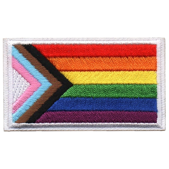 12 pieces 2" Custom Activity Scouts Applique Fun Patches - Pride Flag Triangle Patch