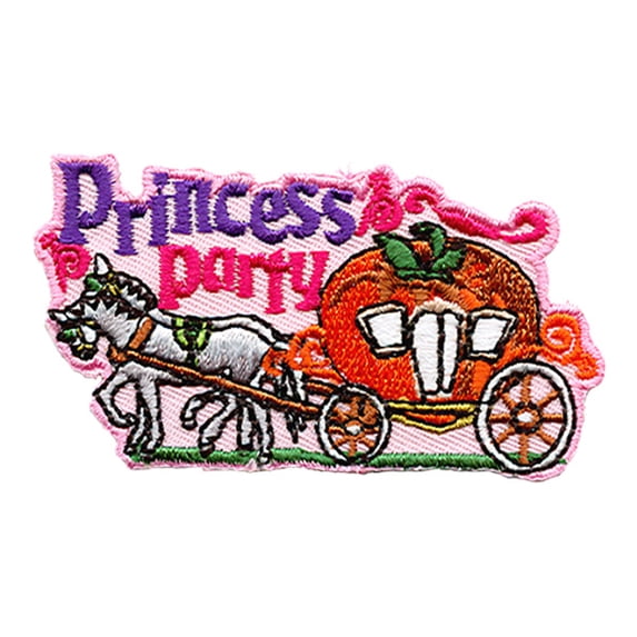 12 pieces 2" Custom Activity Scouts Applique Fun Patches - Princess Party Patch