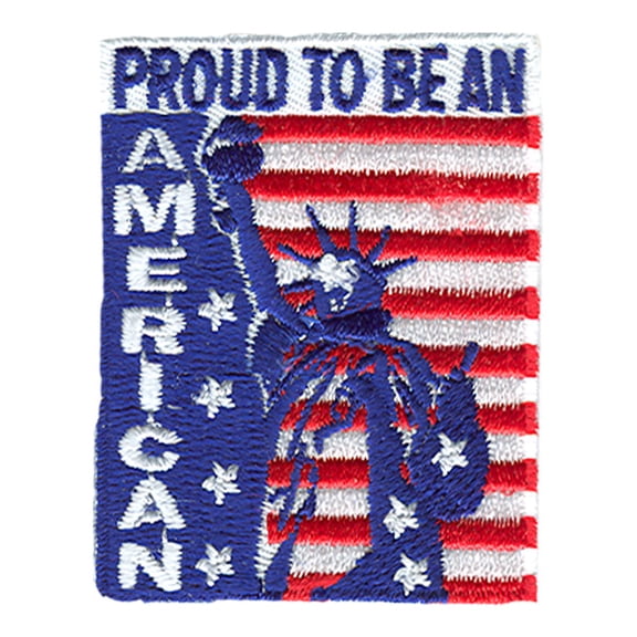 12 pieces 2" Custom Activity Scouts Applique Fun Patches - Proud To Be An American Patch