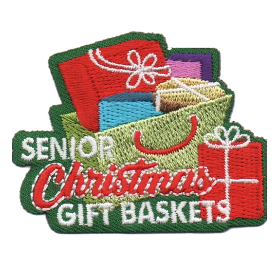 12 pieces 2" Custom Activity Scouts Applique Fun Patches - Senior Christmas Gift Baskets