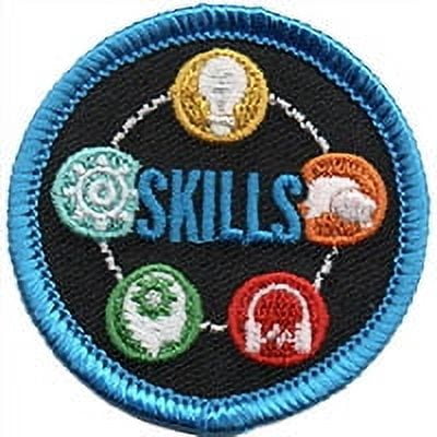 12 pieces 2" Custom Activity Scouts Applique Fun Patches - Skills Patch