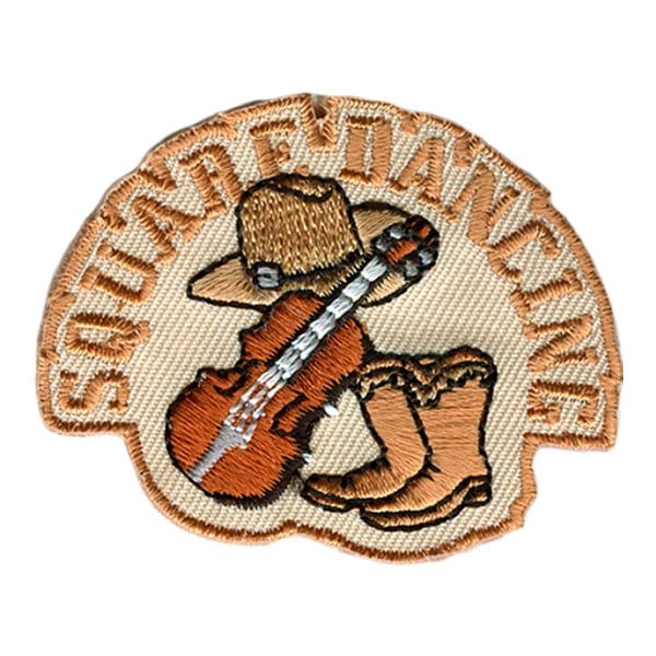 12 pieces 2" Custom Activity Scouts Applique Fun Patches - Square Dancing Patch