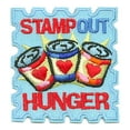 thumbnail image 1 of 12 pieces 2" Custom Activity Scouts Applique Fun Patches - Stamp Out Hunger Patch 1, 1 of 1