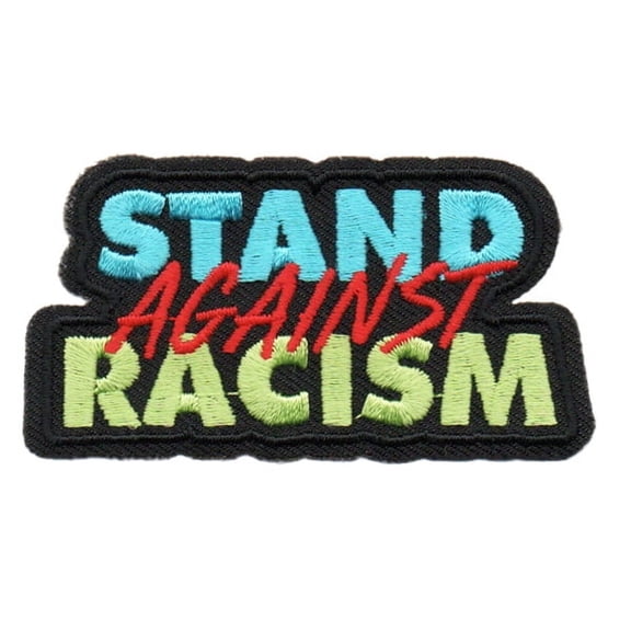 12 pieces 2" Custom Activity Scouts Applique Fun Patches - Stand Against Racism