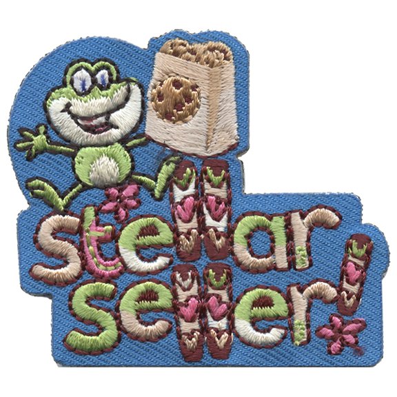 12 pieces 2" Custom Activity Scouts Applique Fun Patches - Stellar Seller Patch
