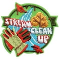 thumbnail image 1 of 12 pieces 2" Custom Activity Scouts Applique Fun Patches - Stream Clean Up Patch 2, 1 of 1