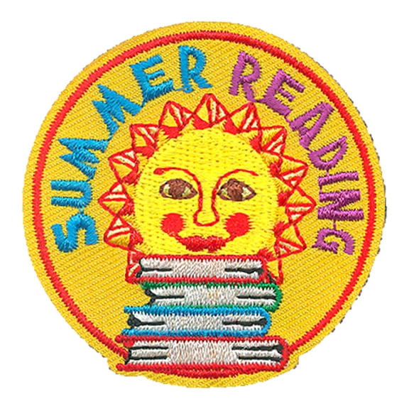 12 pieces 2" Custom Activity Scouts Applique Fun Patches - Summer Reading Patch