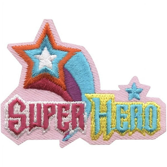 12 pieces 2" Custom Activity Scouts Applique Fun Patches - Super Hero Patch 2
