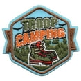 thumbnail image 1 of 12 pieces 2" Custom Activity Scouts Applique Fun Patches - Troop Camping Patch 5, 1 of 1