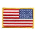 thumbnail image 1 of 12 pieces 2" Custom Activity Scouts Applique Fun Patches - US Flag Reverse 3.5 X 2 3/8, 1 of 1
