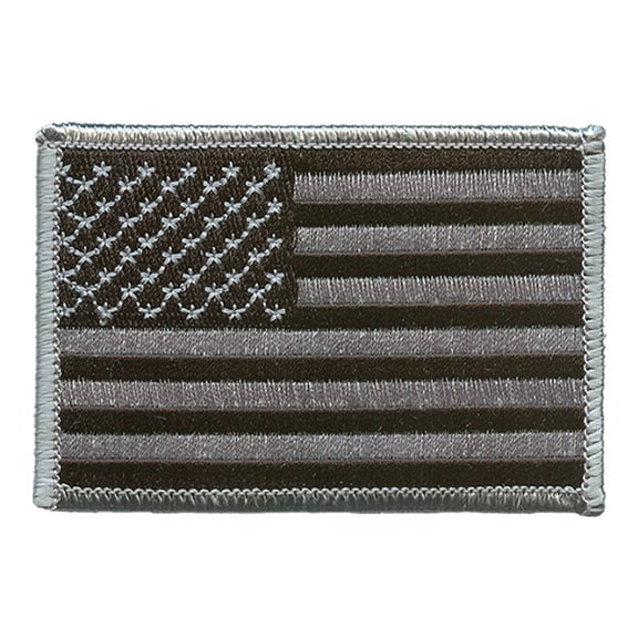 12 pieces 2" Custom Activity Scouts Applique Fun Patches - US Flag Subdued 3.5 X 2 3/8