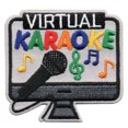thumbnail image 1 of 12 pieces 2" Custom Activity Scouts Applique Fun Patches - Virtual Karaoke Patch, 1 of 1