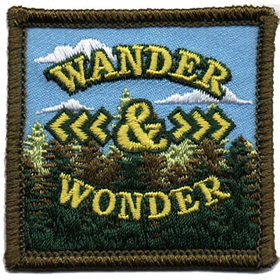 12 pieces 2" Custom Activity Scouts Applique Fun Patches - Wander & Wonder Patches