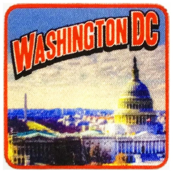 12 pieces 2" Custom Activity Scouts Applique Fun Patches - Washington DC Patch
