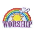 thumbnail image 1 of 12 pieces 2" Custom Activity Scouts Applique Fun Patches - Worship Patch, 1 of 1