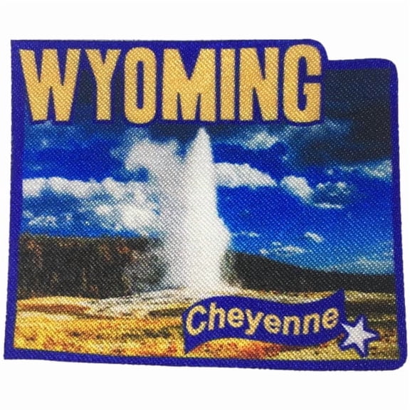 12 pieces 2" Custom Activity Scouts Applique Fun Patches - Wyoming Patch