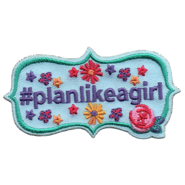 12 pieces 2" Custom Activity Scouts Applique Fun Patches - #planlikeagirl Patch
