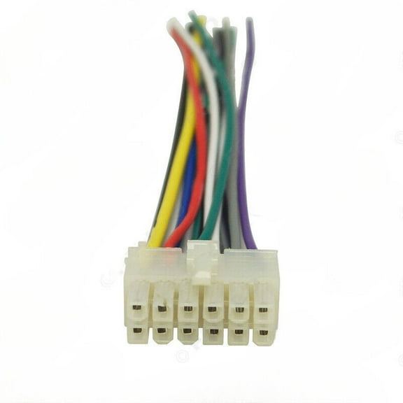 12 pin 12 pin automotive universal machine power speaker cable, audio and video modification tail cable, no cutting modification cable