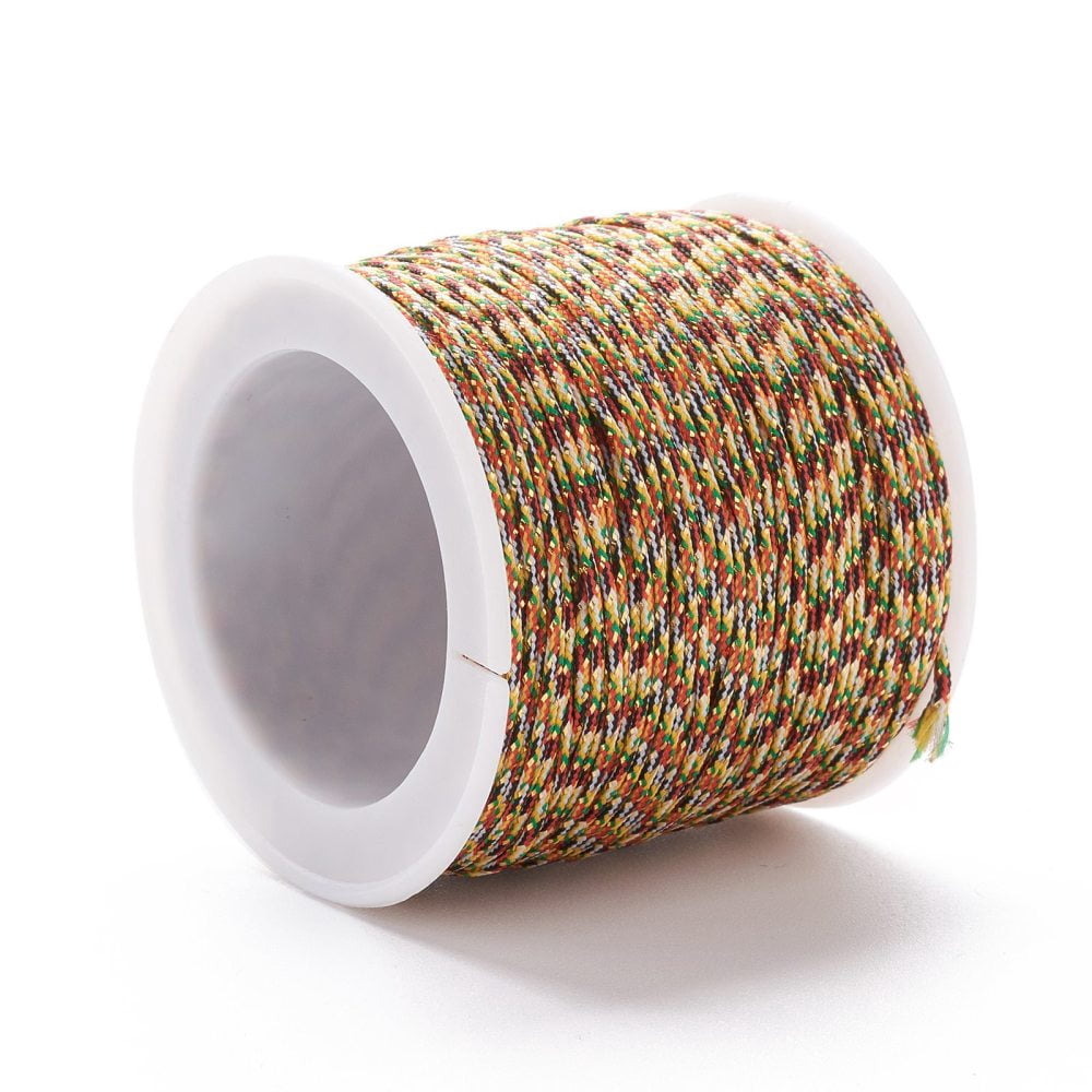 12 roll Nylon Thread DIY Material for Jewelry Making Colorful 0.8mm ...