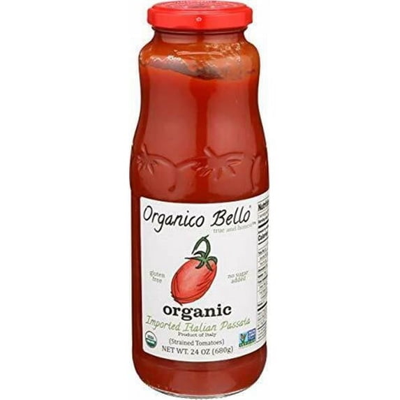 12 to 24 oz Organic Strained Tomatoes Pasta