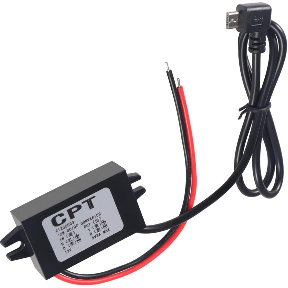- 12 to 5 3 micro dual converter buck regulator waterproof power converter suitable for car smartphones