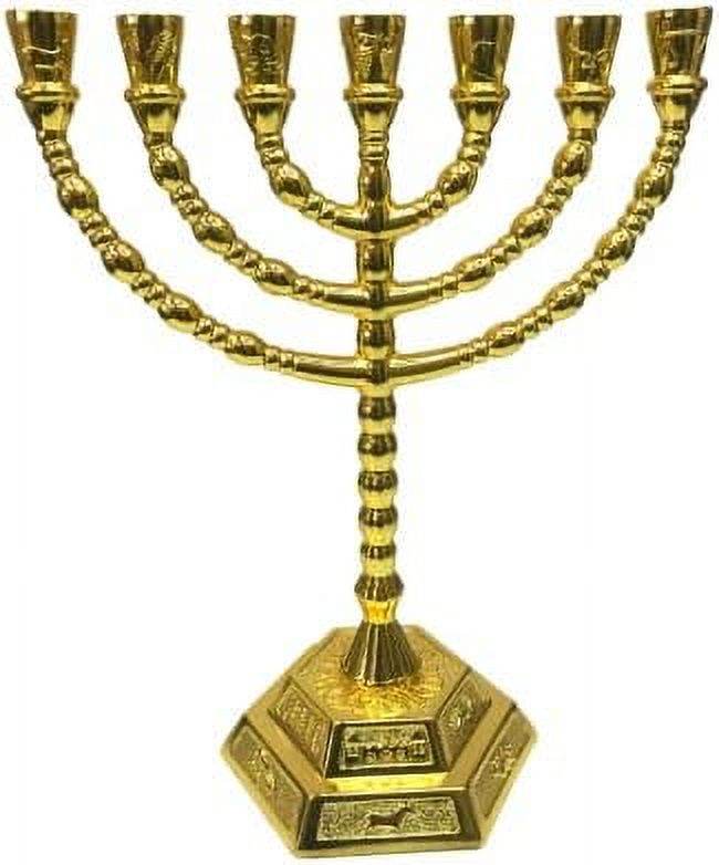 12 tribes of israel menorah platedjerusalem 7 branch temple menorah 8