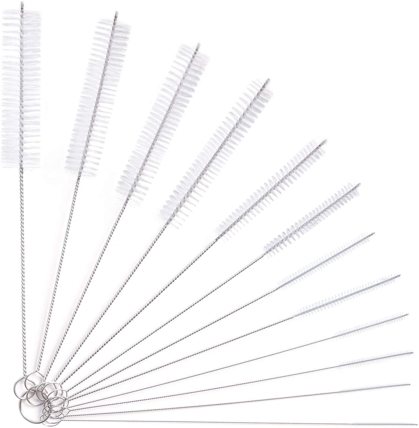 12 tube cleaning brushes, tube cleaning brush and tube cleaning brush HA for glass bottle Baby bottle kettle keyboard