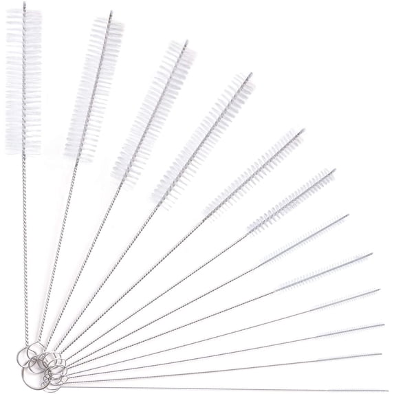 12 tube cleaning brushes, tube cleaning brush and tube cleaning brush HA for glass bottle Baby bottle kettle keyboard