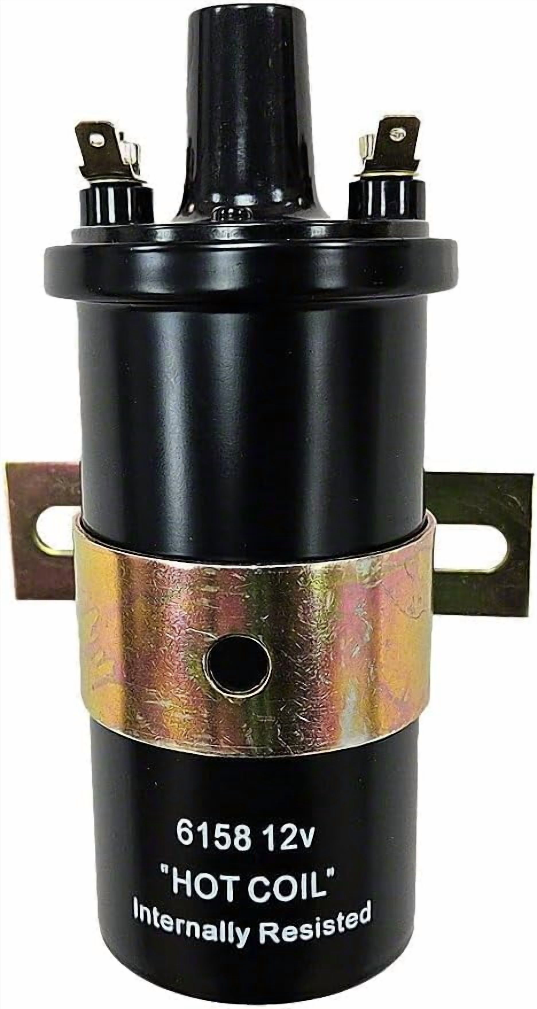 12-volt HOT (55000-volts) Distributor Coil (Internally resisted) Fits ...