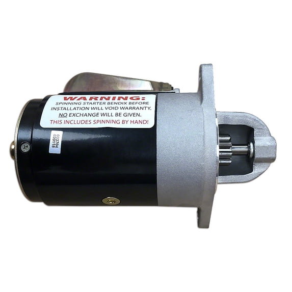 12-volt Starter (New, not Rebuilt) w/ Solenoid & Drive (Bendix) Fits Ford Tractor D7NN11001A