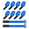 thumbnail image 1 of Uxcell Reusable Cable Tie Adjustable Hook and Loop Straps Cord Management Wire Wrap Cord Ties Organizer for Home 12 x 0.98 Inch Blue, 1 of 7