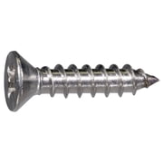 #12 x 1" 316 Stainless Steel Phillips Flat Head Sheet Metal Screws 12 pcs.