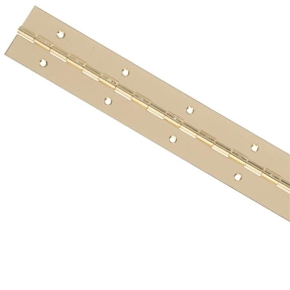 12 x 1.5 in. Continuous Hinge Brass