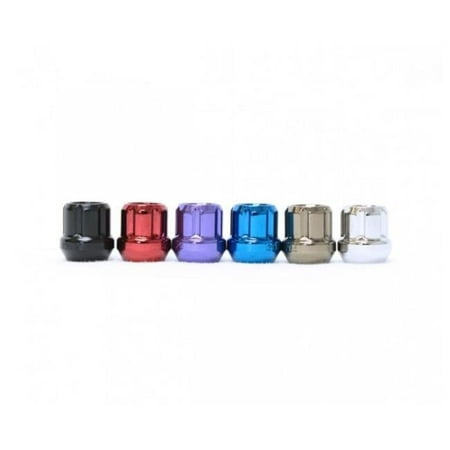 12 x 1.50 Deep Black Muteki Open End Lug Nuts