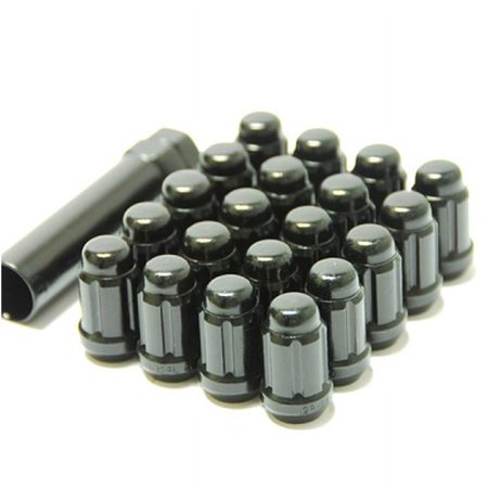 12 x 1.50 Muteki Closed End Lug Nuts, Deep Black
