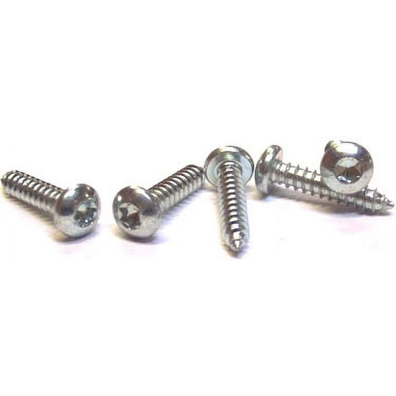 #12 x 1" Type AB Self-Tapping Screws / Six-Lobe (TorxÂ®) / Pan Head / Steel / Zinc - 4000 Piece Carton