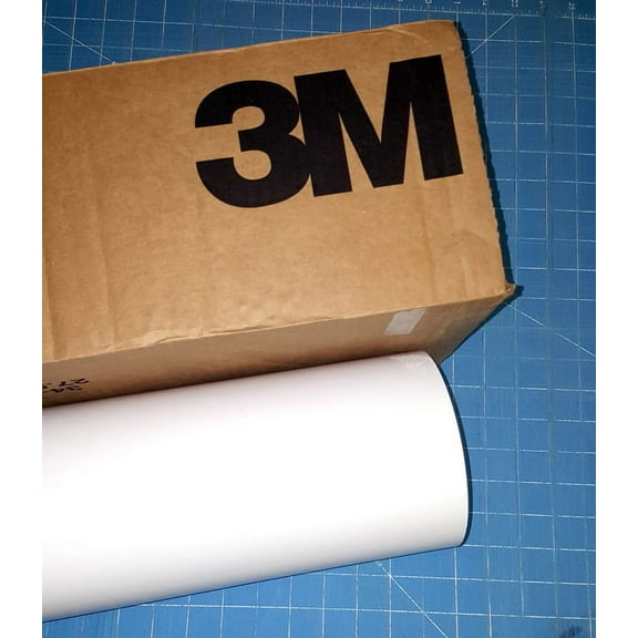 12" x 10 Ft Roll of White 3M ScotchCal Series 50 Graphic & Sign Cutting Vinyl