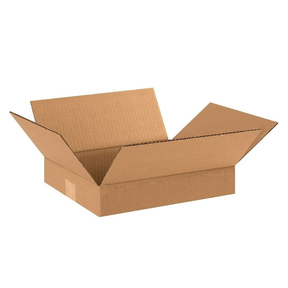 12 x 10 x 2 Corrugated Cardboard Boxes, Flat 12'L x 10'W x 2'H, Pack of 25 | Shipping, Packaging, Moving, Storage Box for Home or Business, Strong Wholesale Bulk Boxes