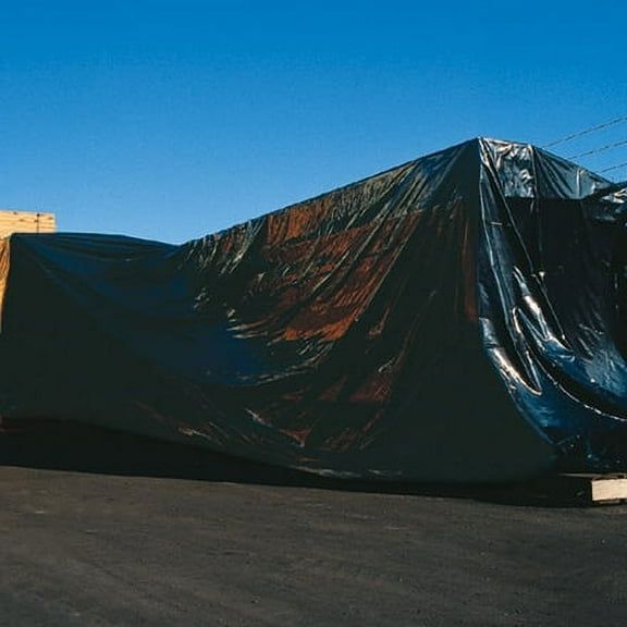 SSBM 12 x 100' - 4 Mil Black Poly Sheeting - 1 ROLL Per Case