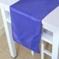 thumbnail image 1 of 12" x 108" Satin Table Runner Wedding Party Venue Decorations Royal Blue Bedding for Home, 1 of 7